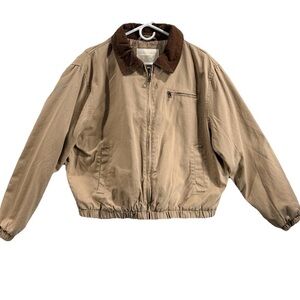 Cropped Utility Jacket Spring Casual XL Cottagecore